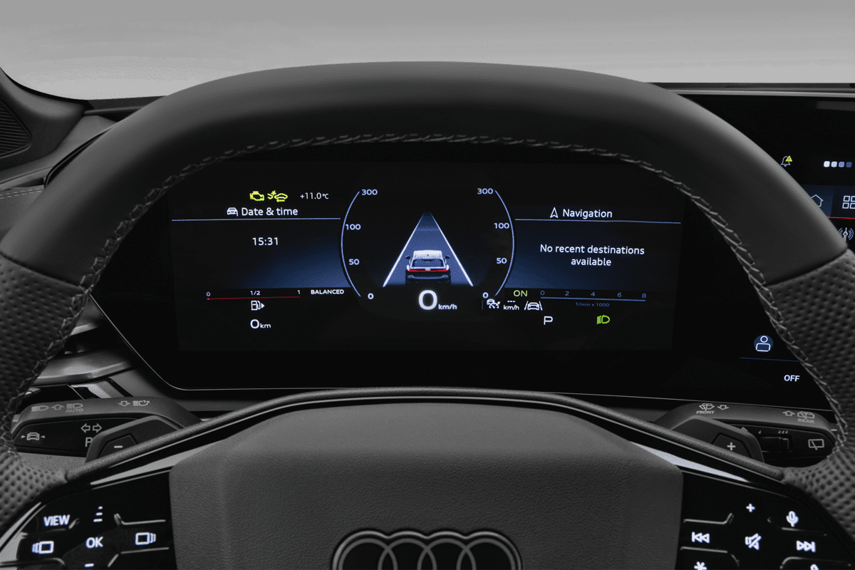 Kombiinstrument eines Audi S5 Avant