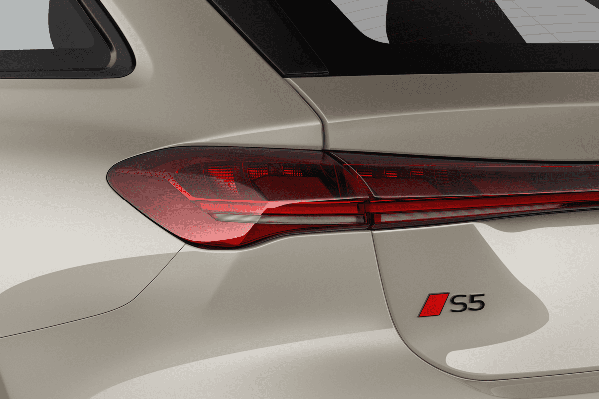 Heckleuchten eines Audi S5 Avant