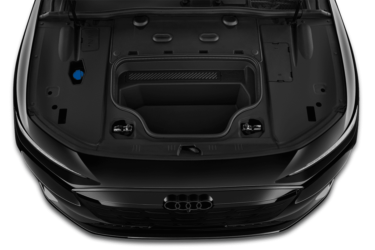 Motorraum eines Audi S6 Avant e-tron 