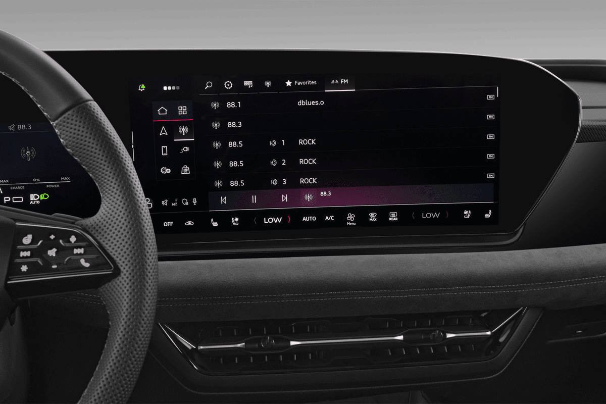 Audiosystem eines Audi S6 Sportback e-tron 