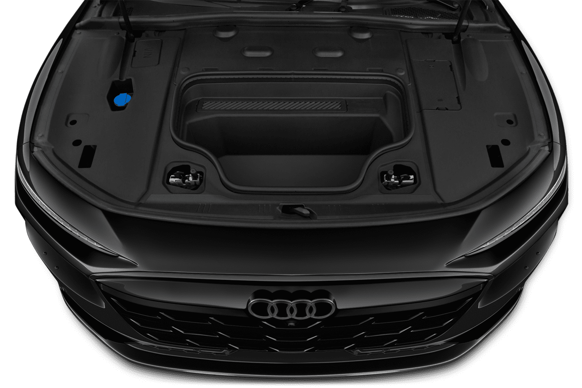 Motorraum eines Audi S6 Sportback e-tron 