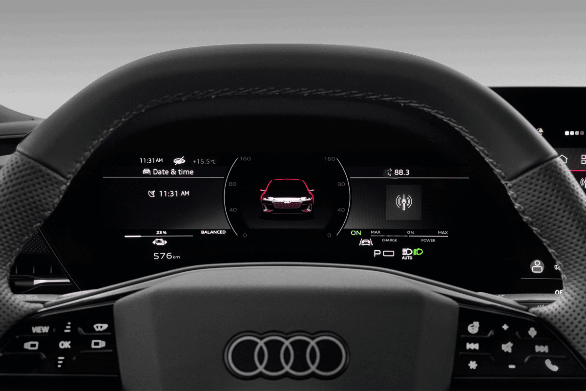 Kombiinstrument eines Audi S6 Sportback e-tron 
