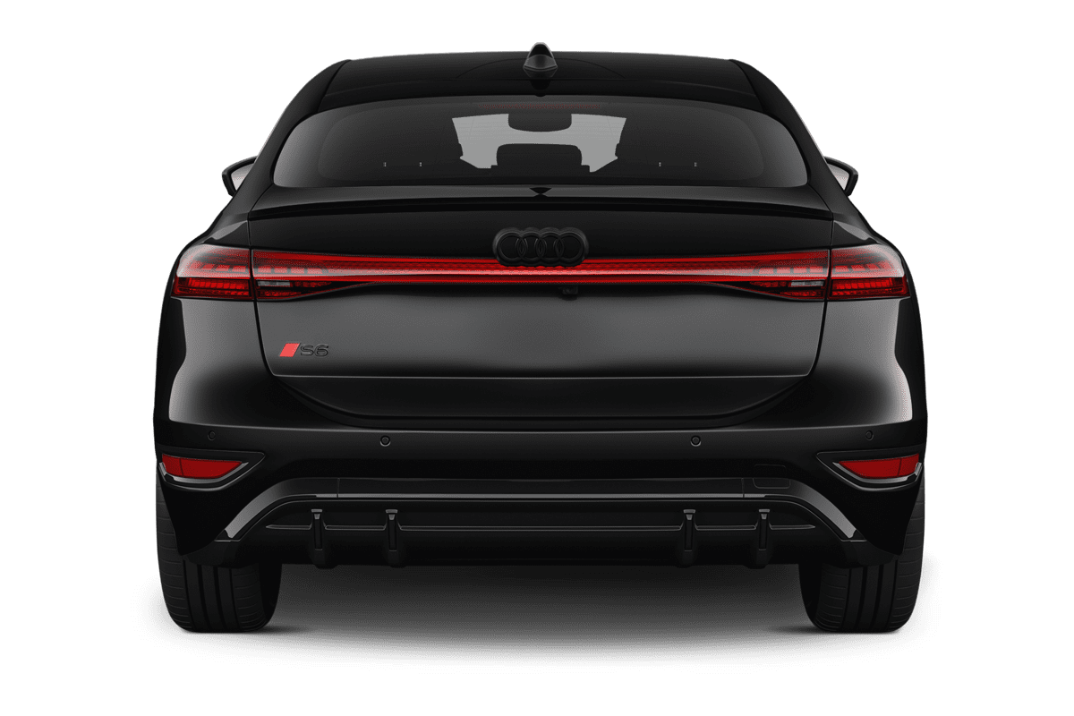 Heckansicht eines Audi S6 Sportback e-tron 