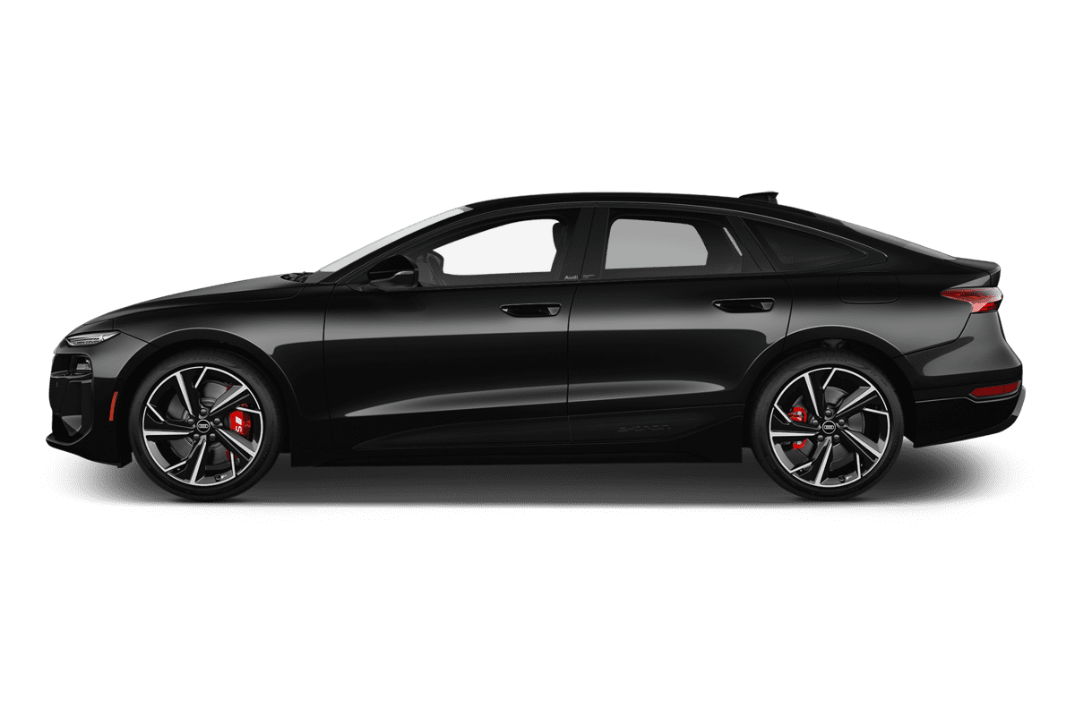 Seitenansicht eines Audi S6 Sportback e-tron 