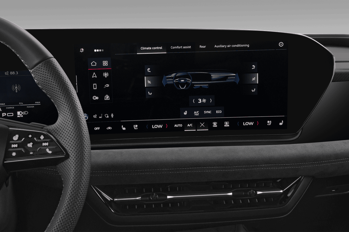 Klimasteuerung eines Audi A6 Sportback e-tron 