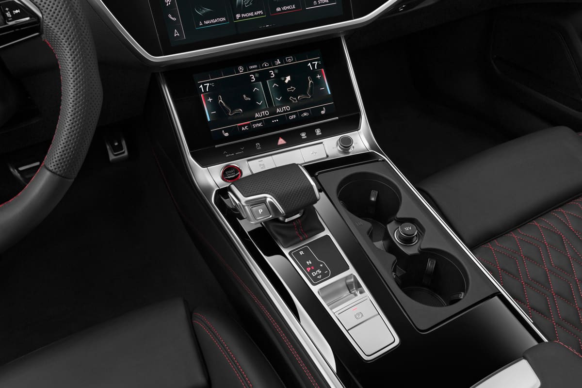 Schaltknüppel eines Audi S7 Sportback