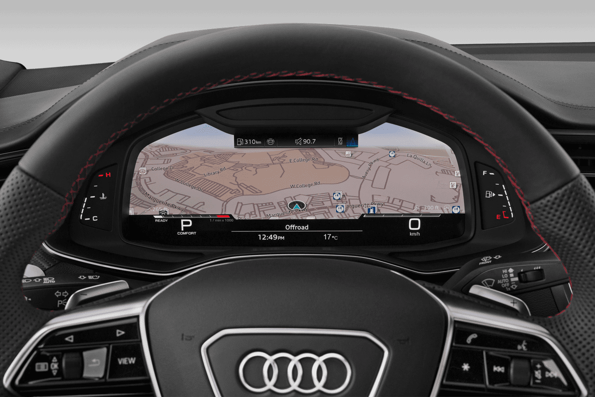 Kombiinstrument eines Audi S7 Sportback