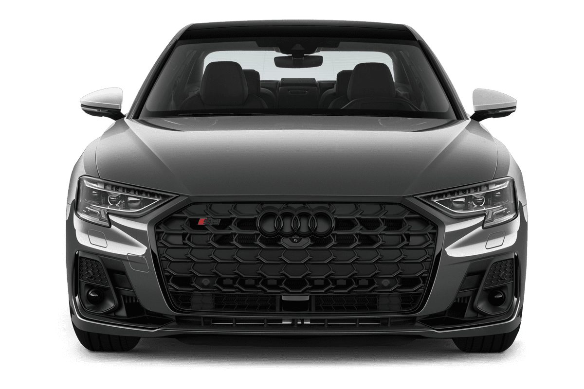 Frontansicht eines Audi S8, freigestellt