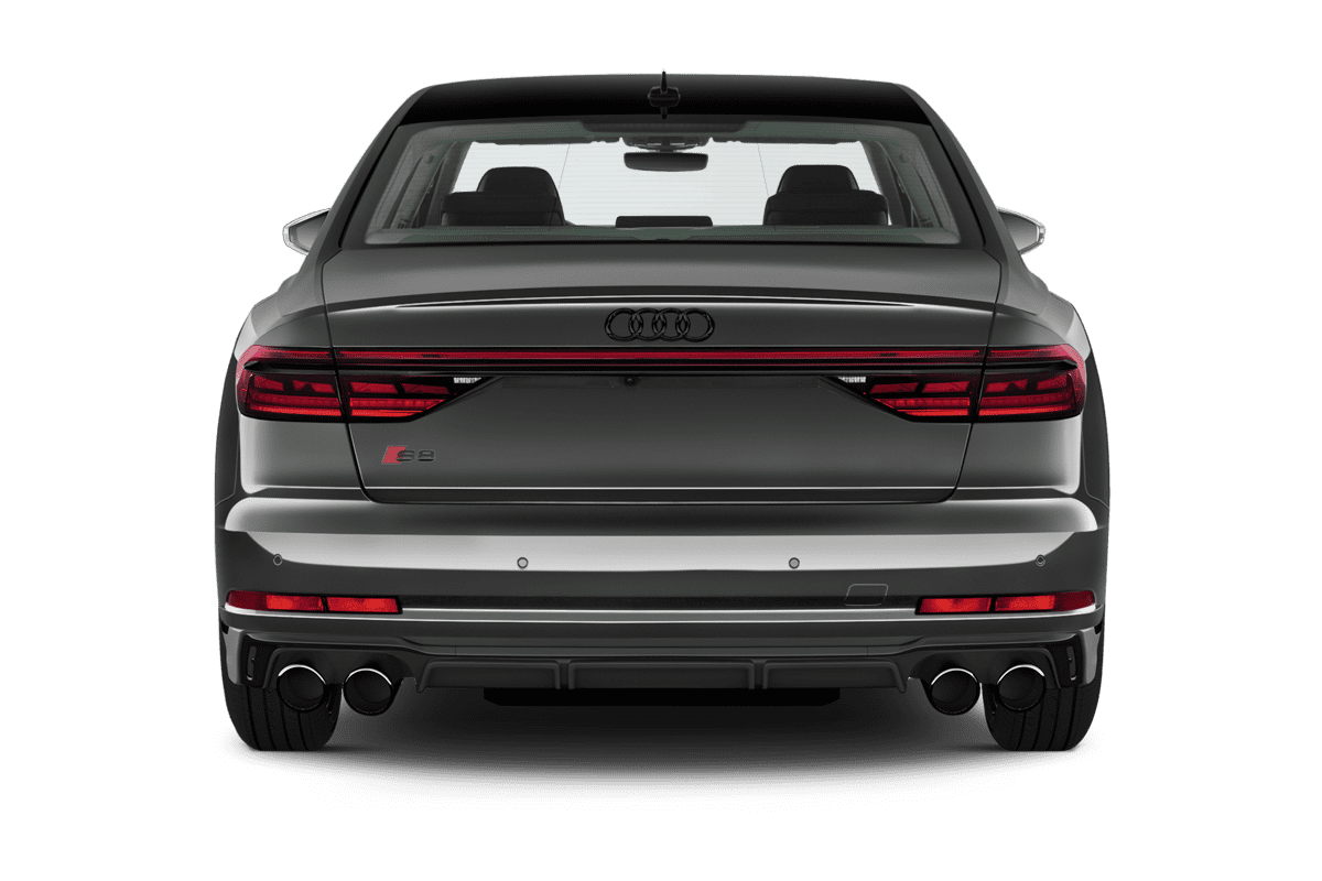 Heckansicht eines Audi S8