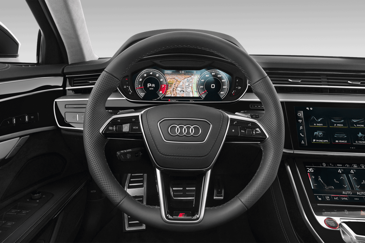 Lenkrad eines Audi S8