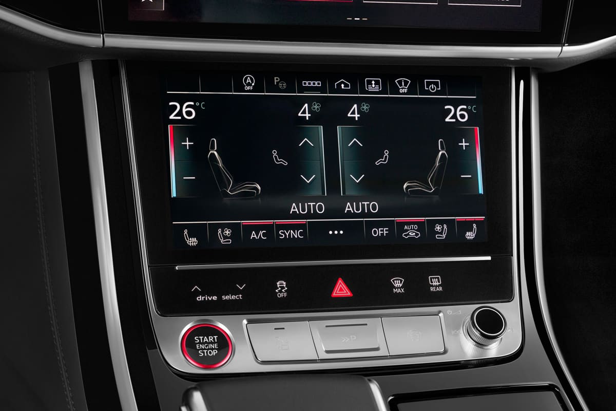 Klimasteuerung eines Audi S8