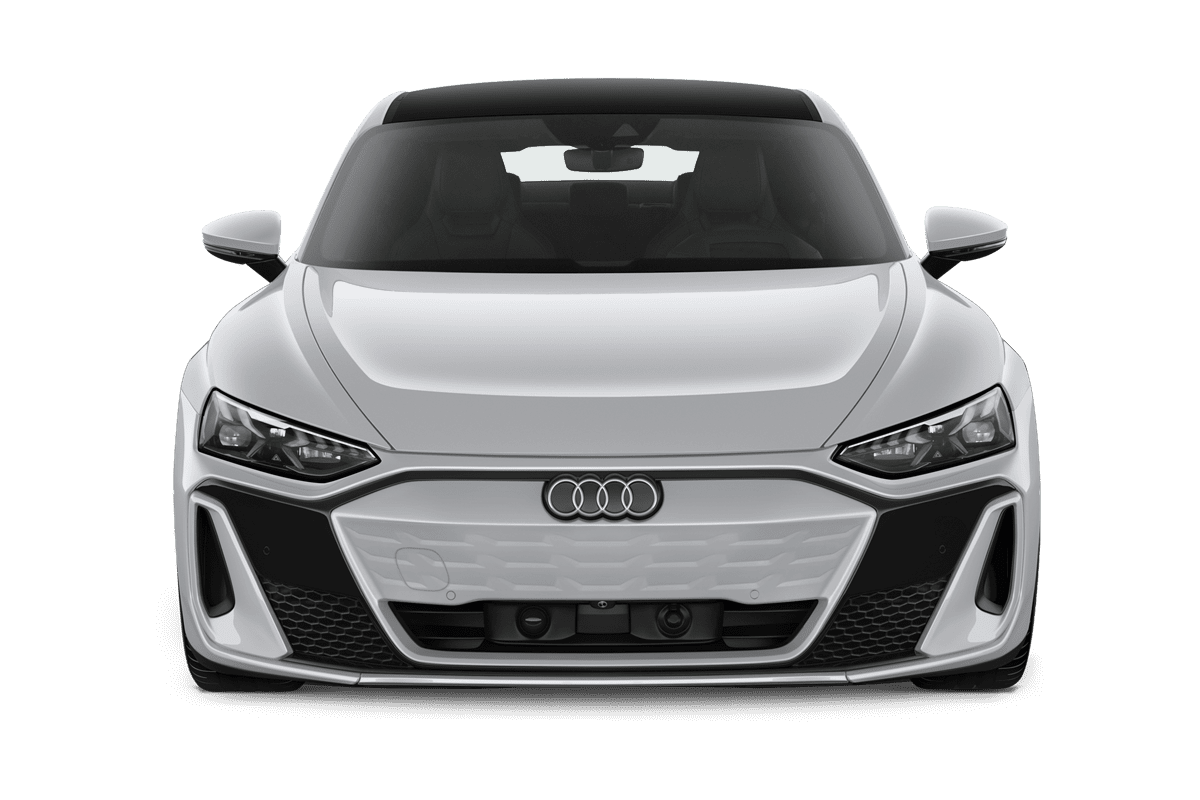 Frontansicht eines Audi e-tron GT, freigestellt
