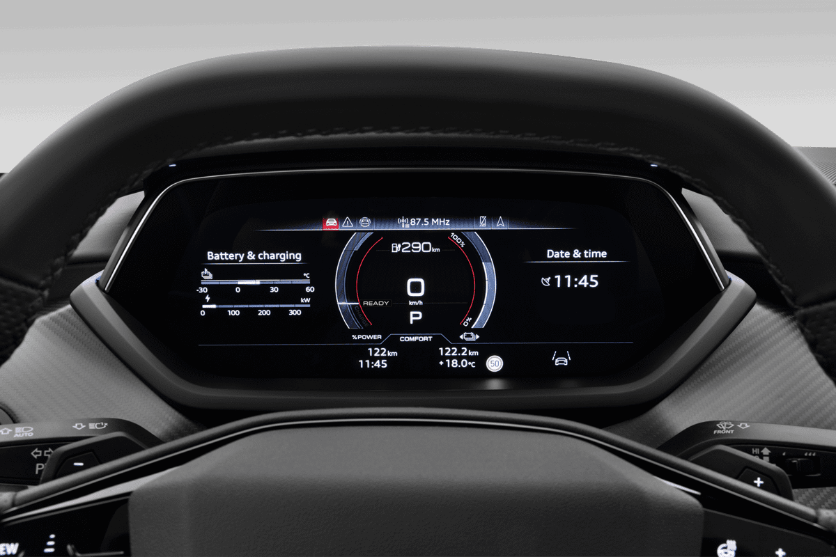 Kombiinstrument eines Audi e-tron GT