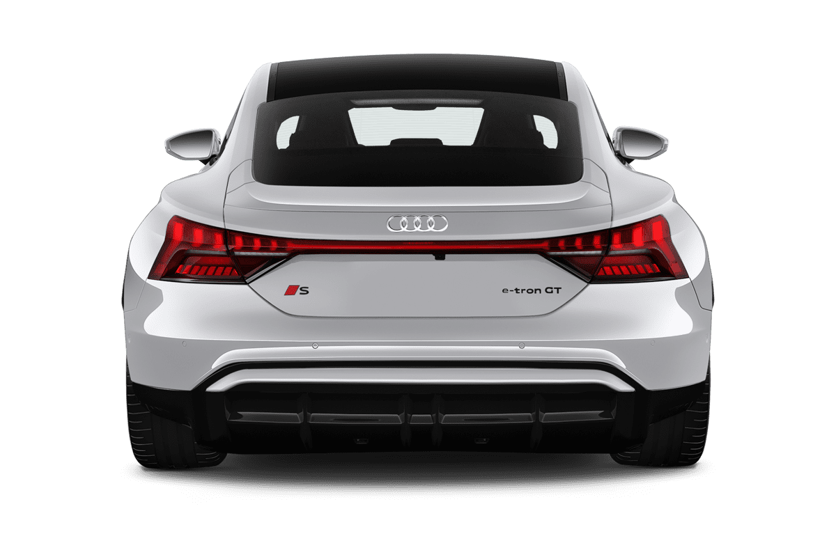 Heckansicht eines Audi e-tron GT