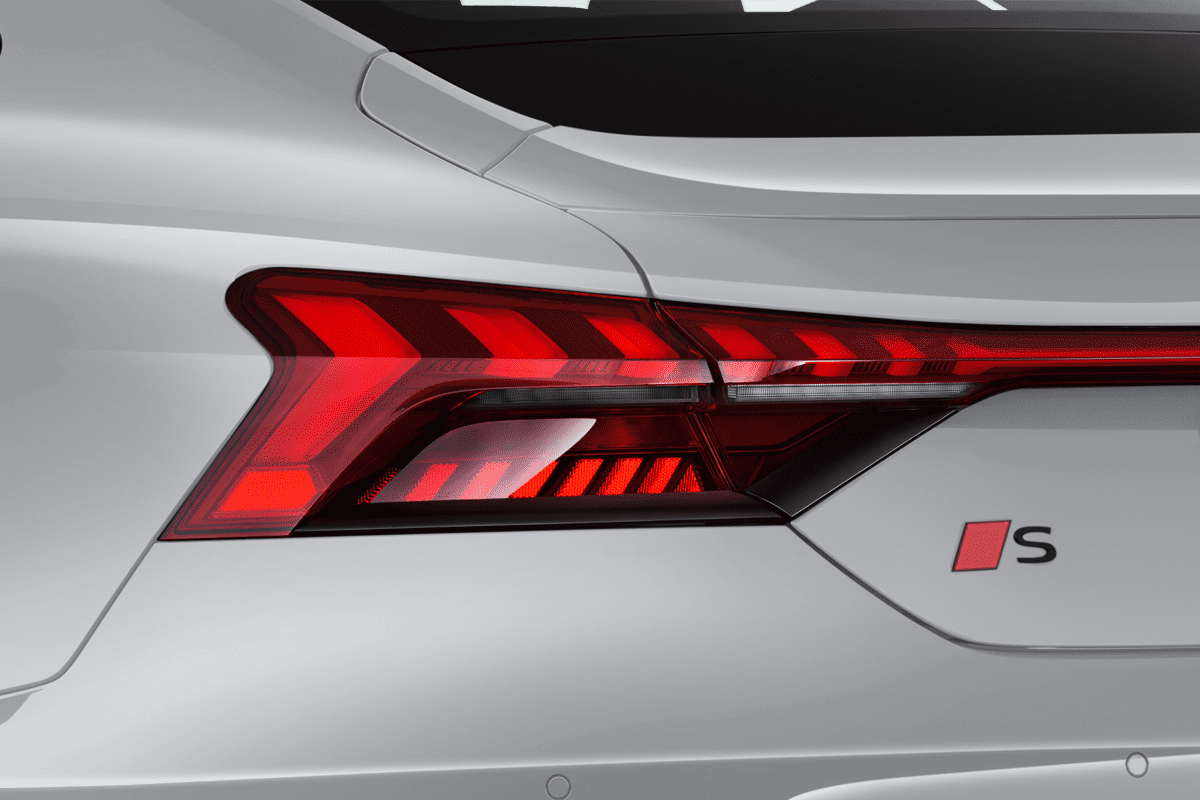 Heckleuchten eines Audi e-tron GT