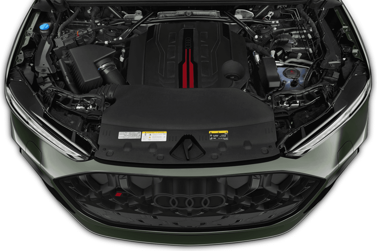 Motorraum eines Audi SQ5 SUV