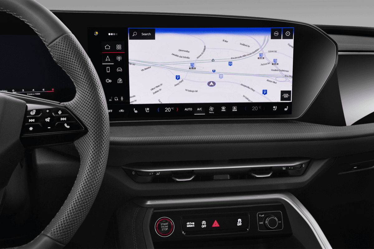 Mittelkonsole eines Audi SQ5 SUV