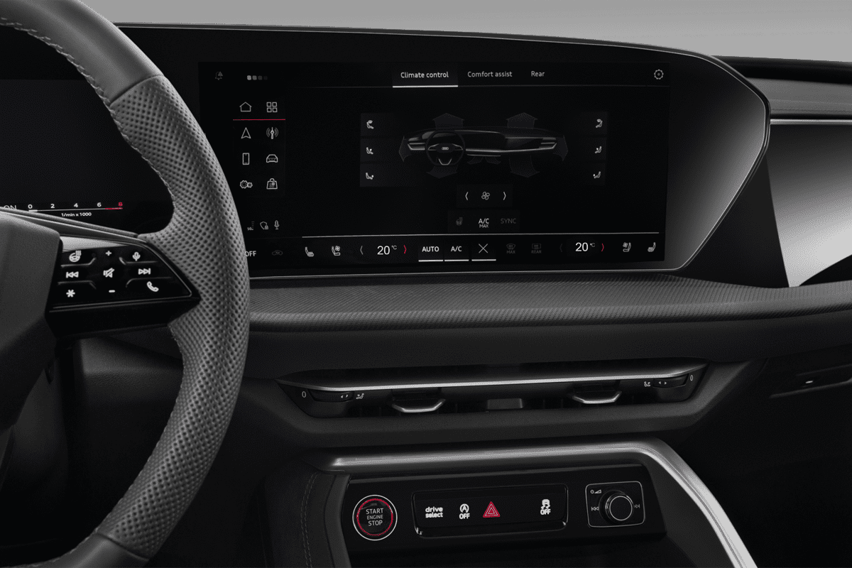 Klimasteuerung eines Audi SQ5 SUV