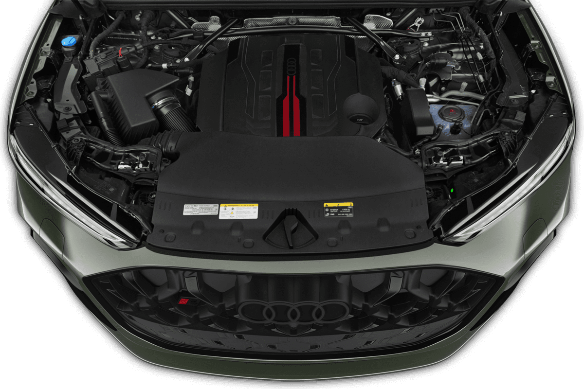 Motorraum eines Audi SQ5 SUV