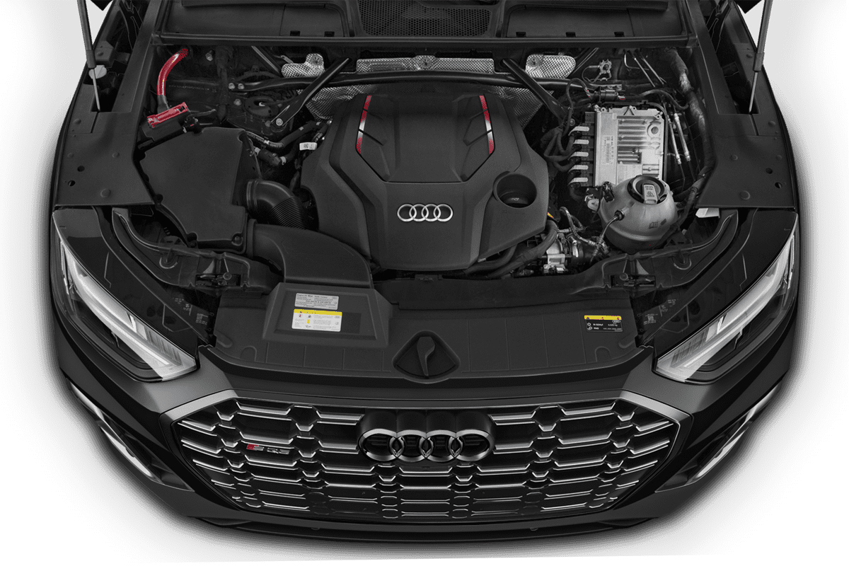 Motorraum eines Audi SQ5 Sportback 