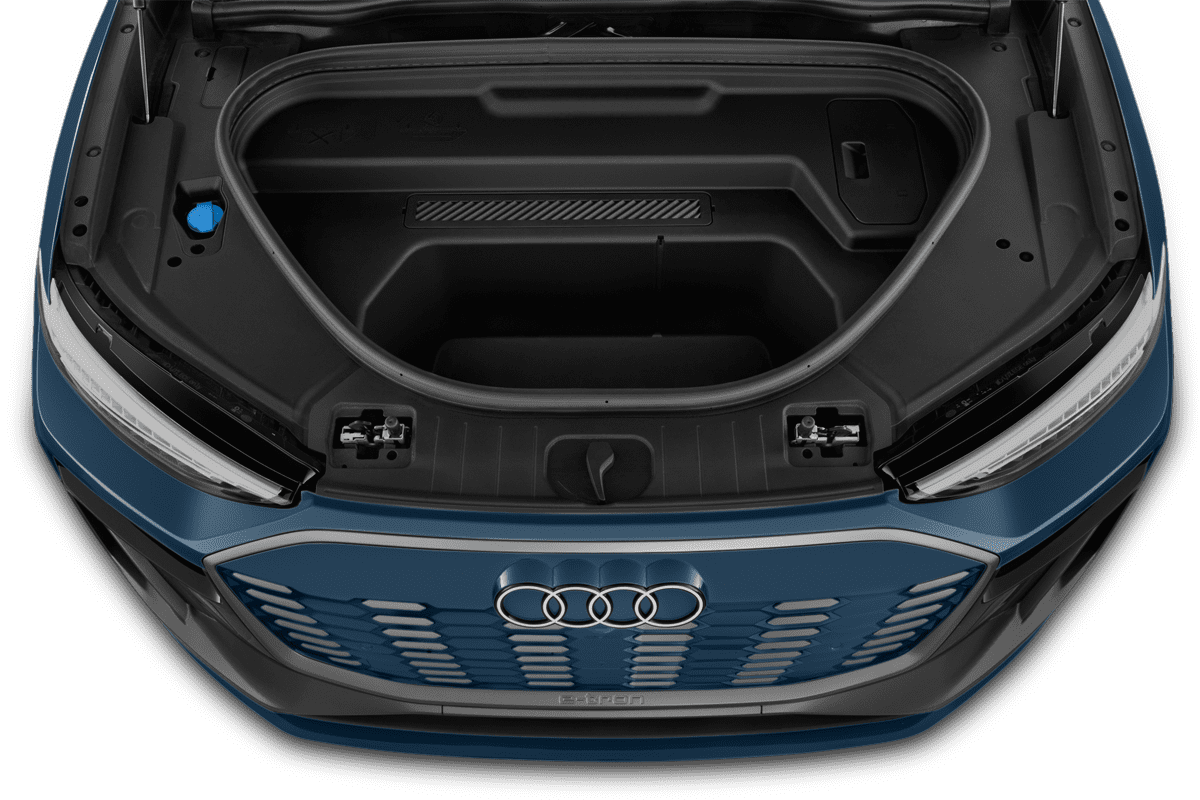 Motorraum eines Audi SQ6 SUV e-tron