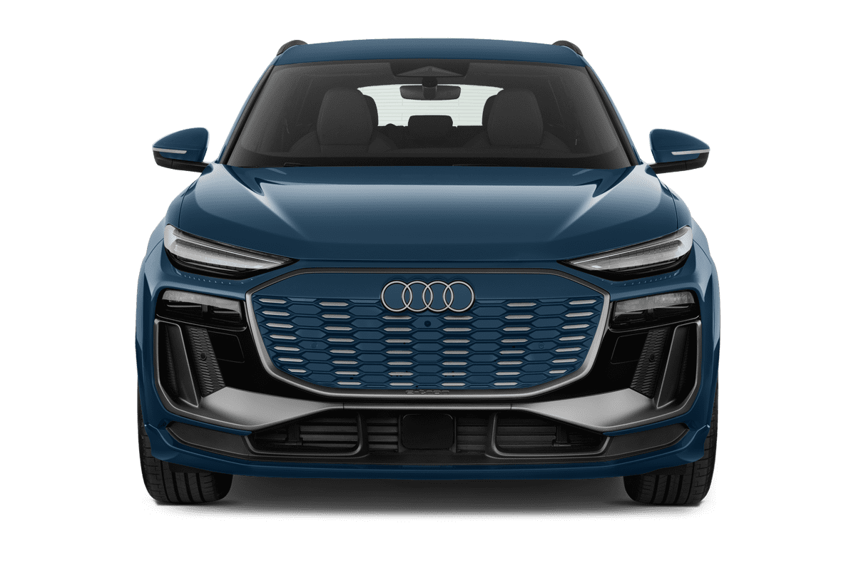 Frontansicht eines Audi SQ6 SUV e-tron, freigestellt