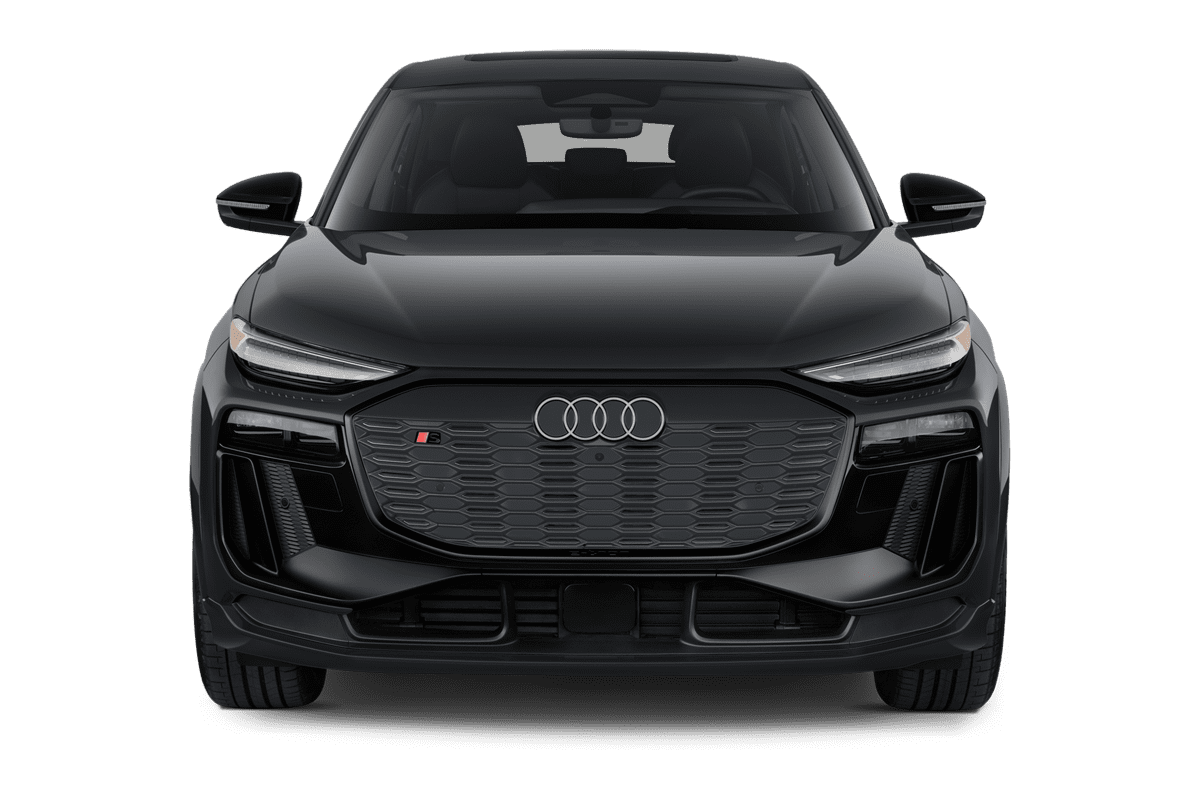 Frontansicht eines Audi SQ6 Sportback e-tron, freigestellt