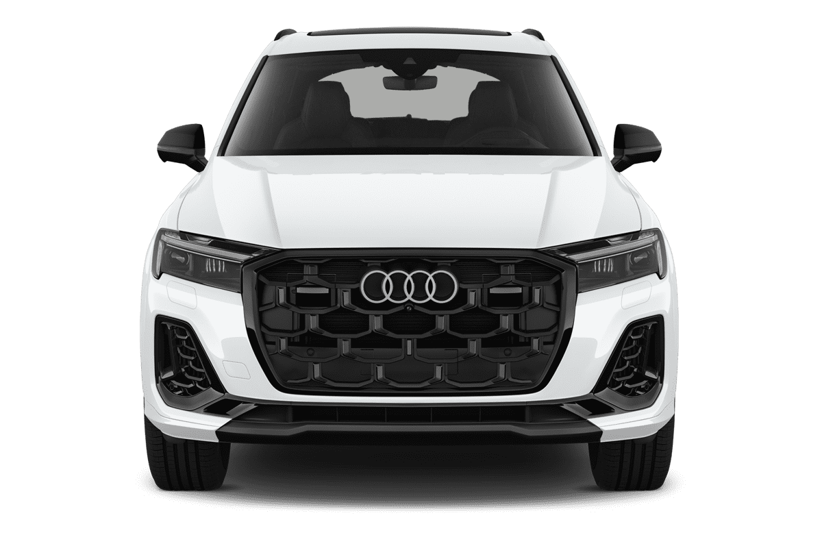 Frontansicht eines Audi SQ7 SUV, freigestellt