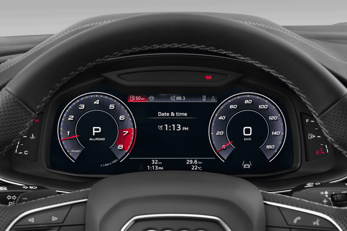 Kombiinstrument eines Audi SQ7 SUV