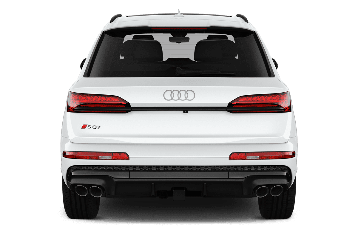 Heckansicht eines Audi SQ7 SUV