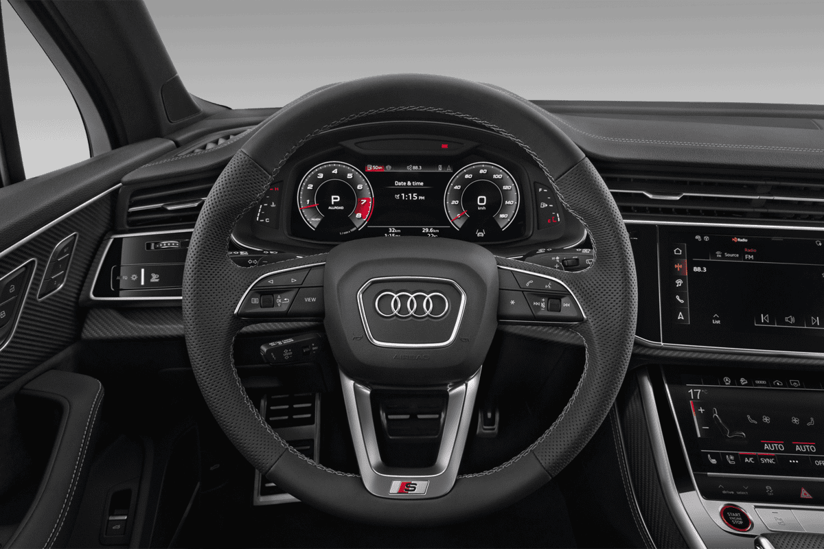 Lenkrad eines Audi SQ7 SUV