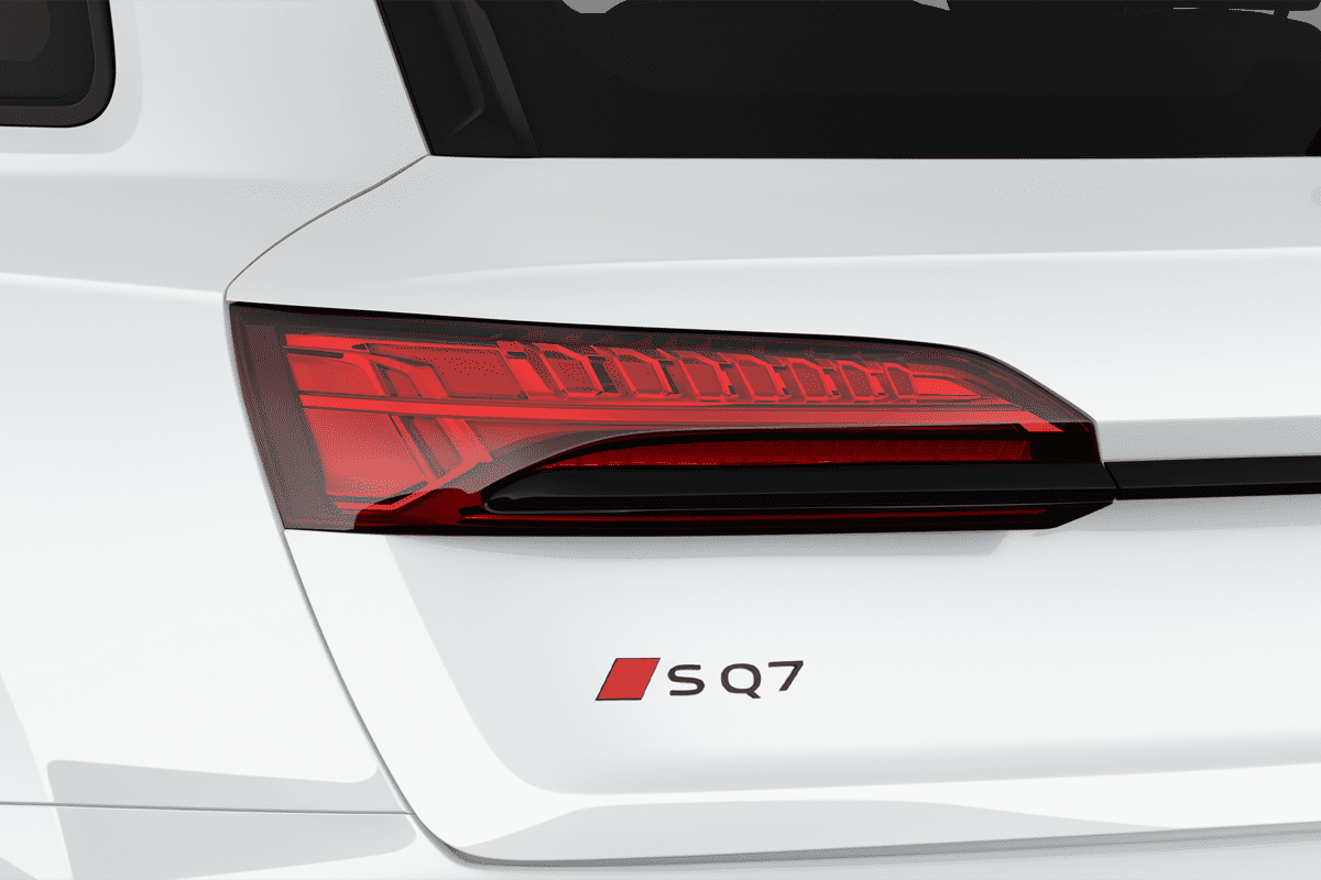 Heckleuchten eines Audi SQ7 SUV