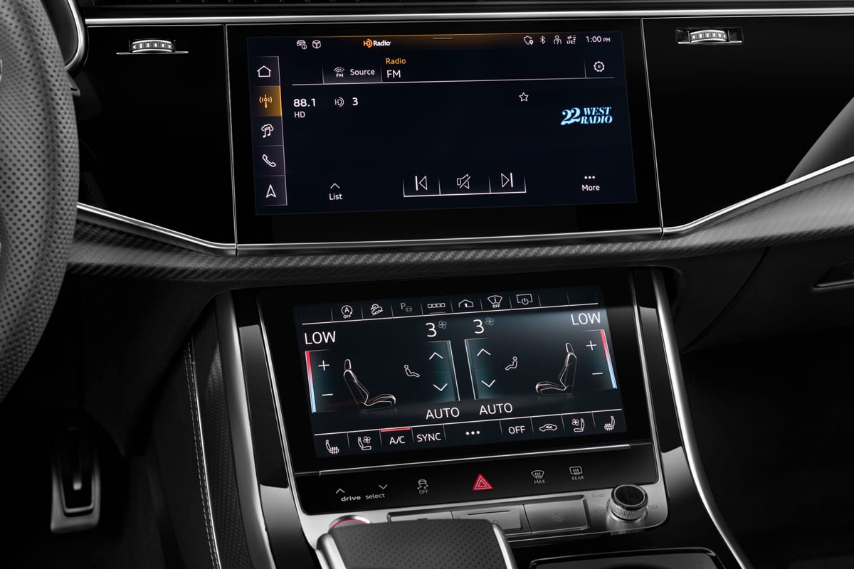 Audiosystem eines Audi SQ8 SUV