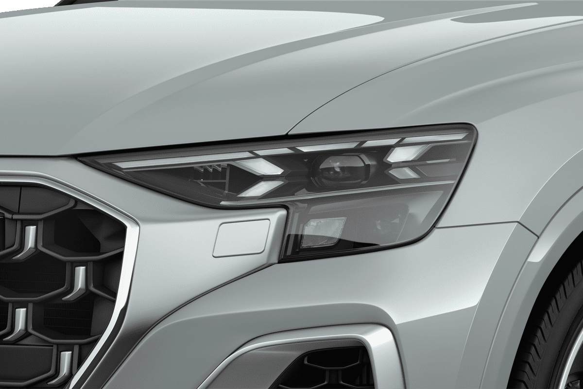 Frontscheinwerfer eines Audi SQ8 SUV