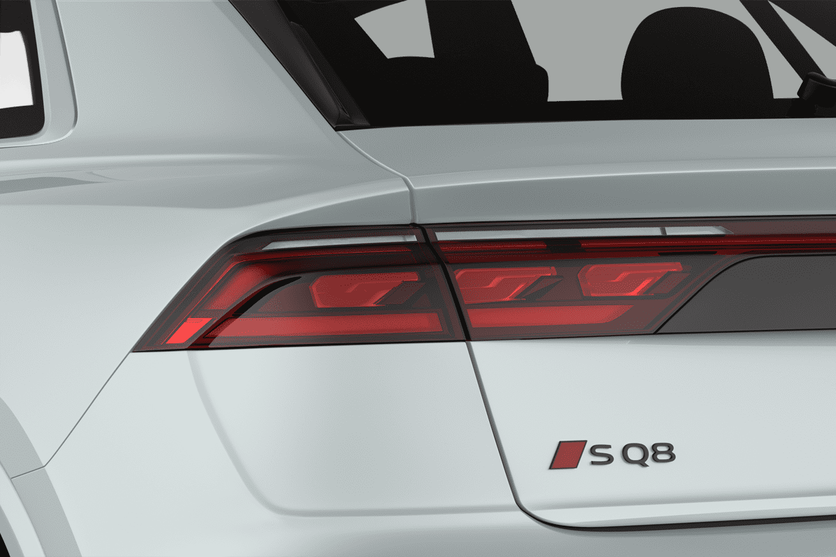 Heckleuchten eines Audi SQ8 SUV