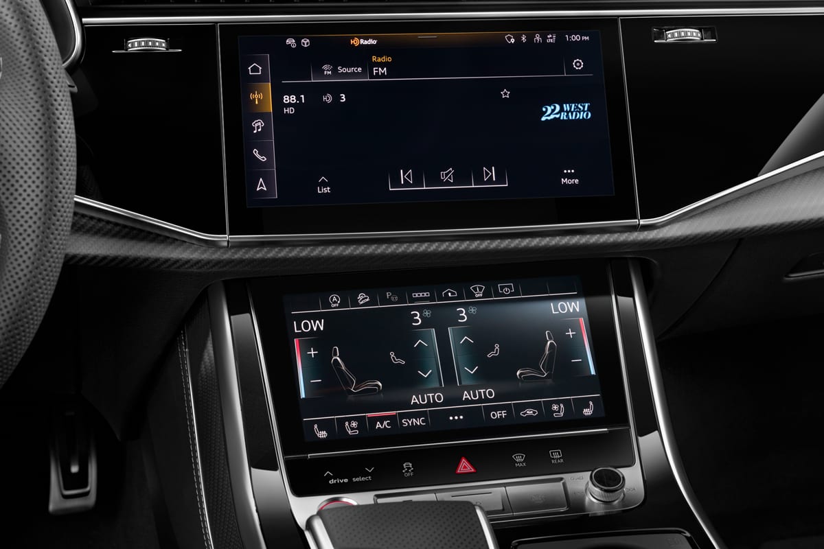 Audiosystem eines Audi Q8 SUV