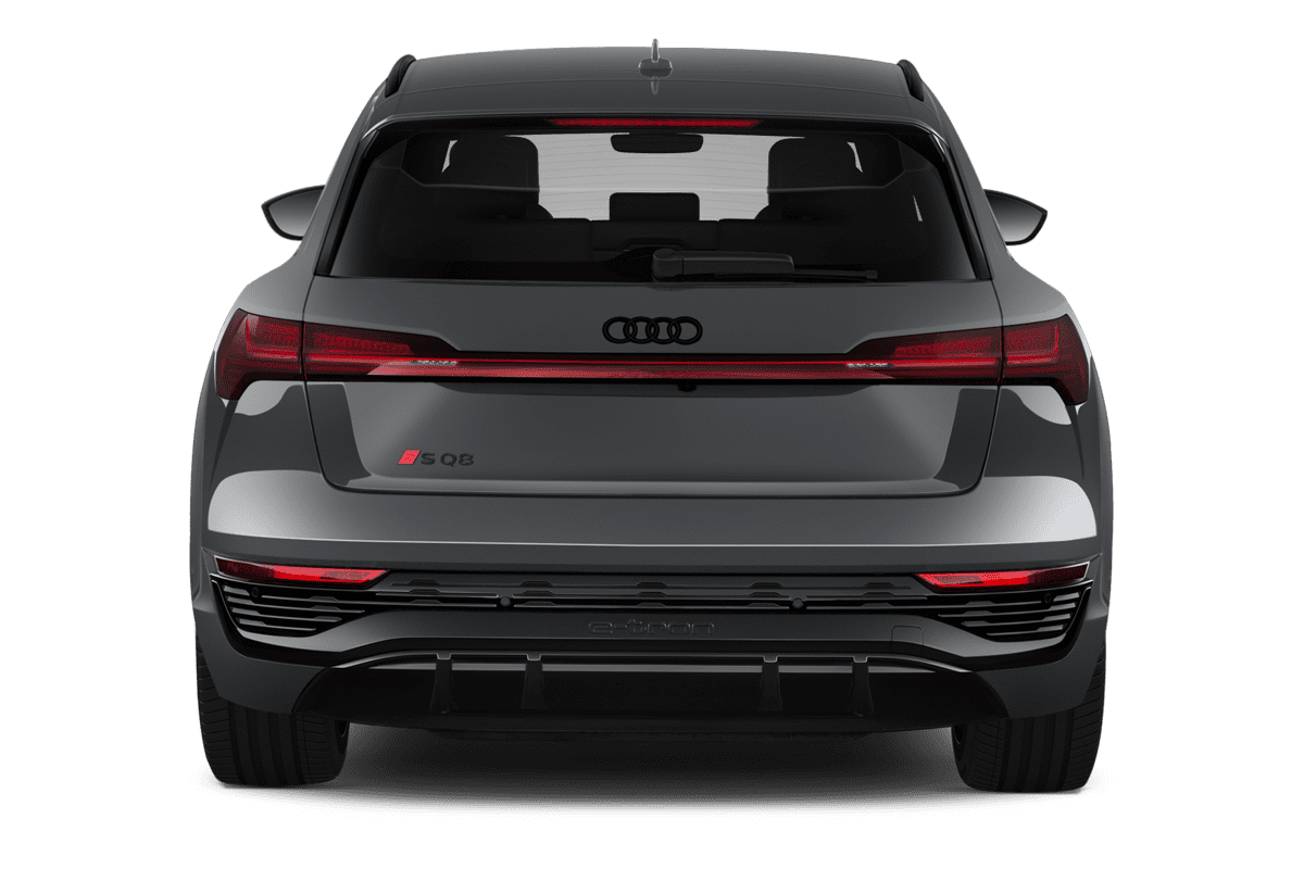 Heckansicht eines Audi SQ8 e-tron