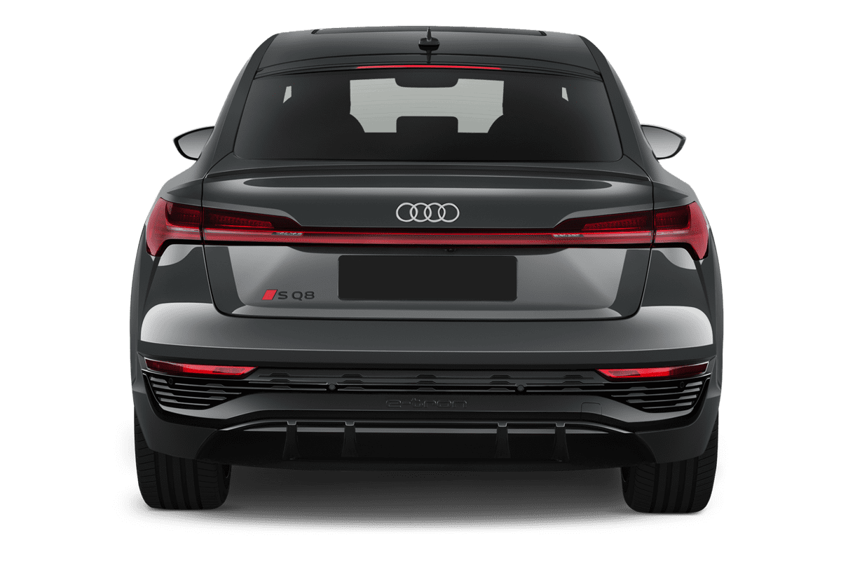Heckansicht eines Audi SQ8 e-tron Sportback