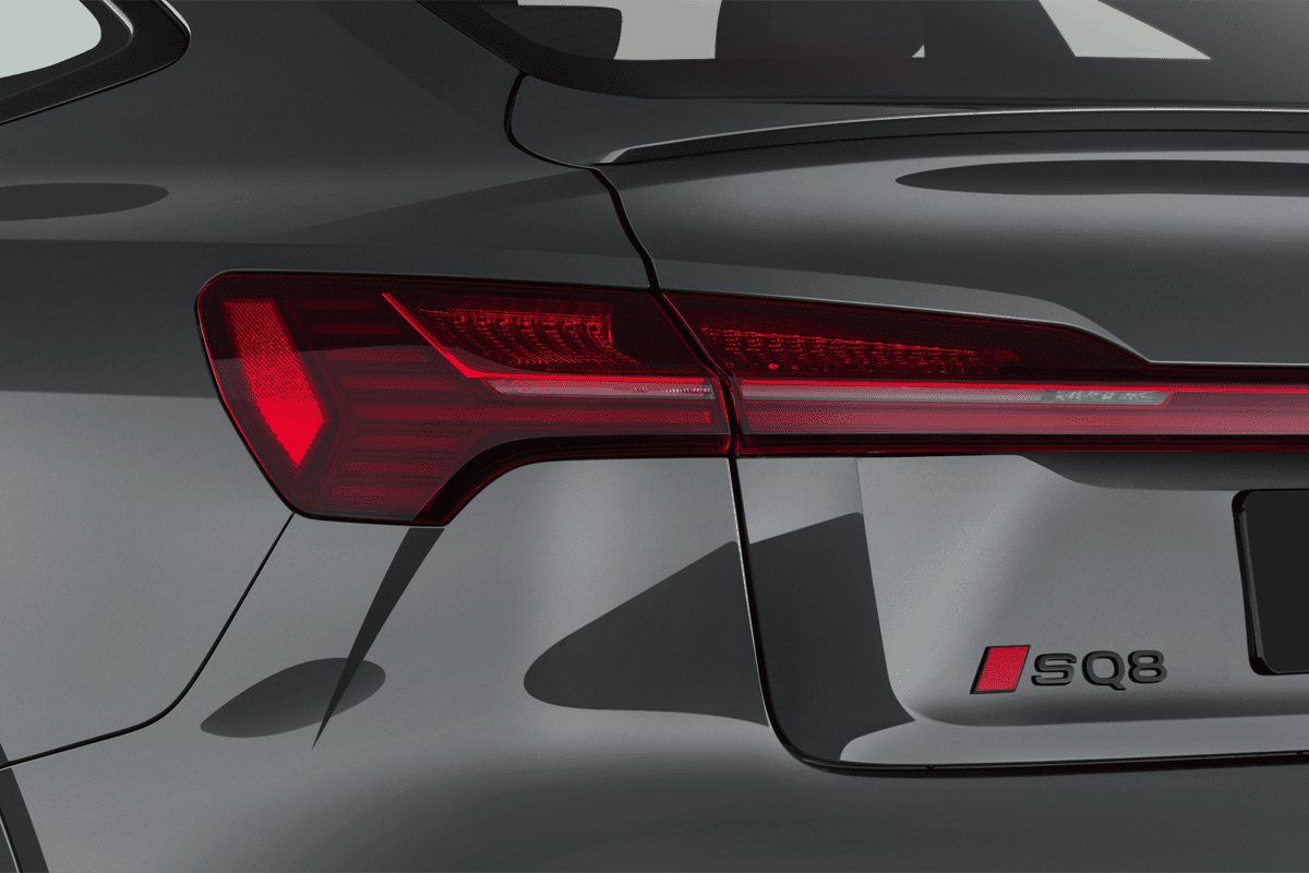 Heckleuchten eines Audi SQ8 e-tron Sportback