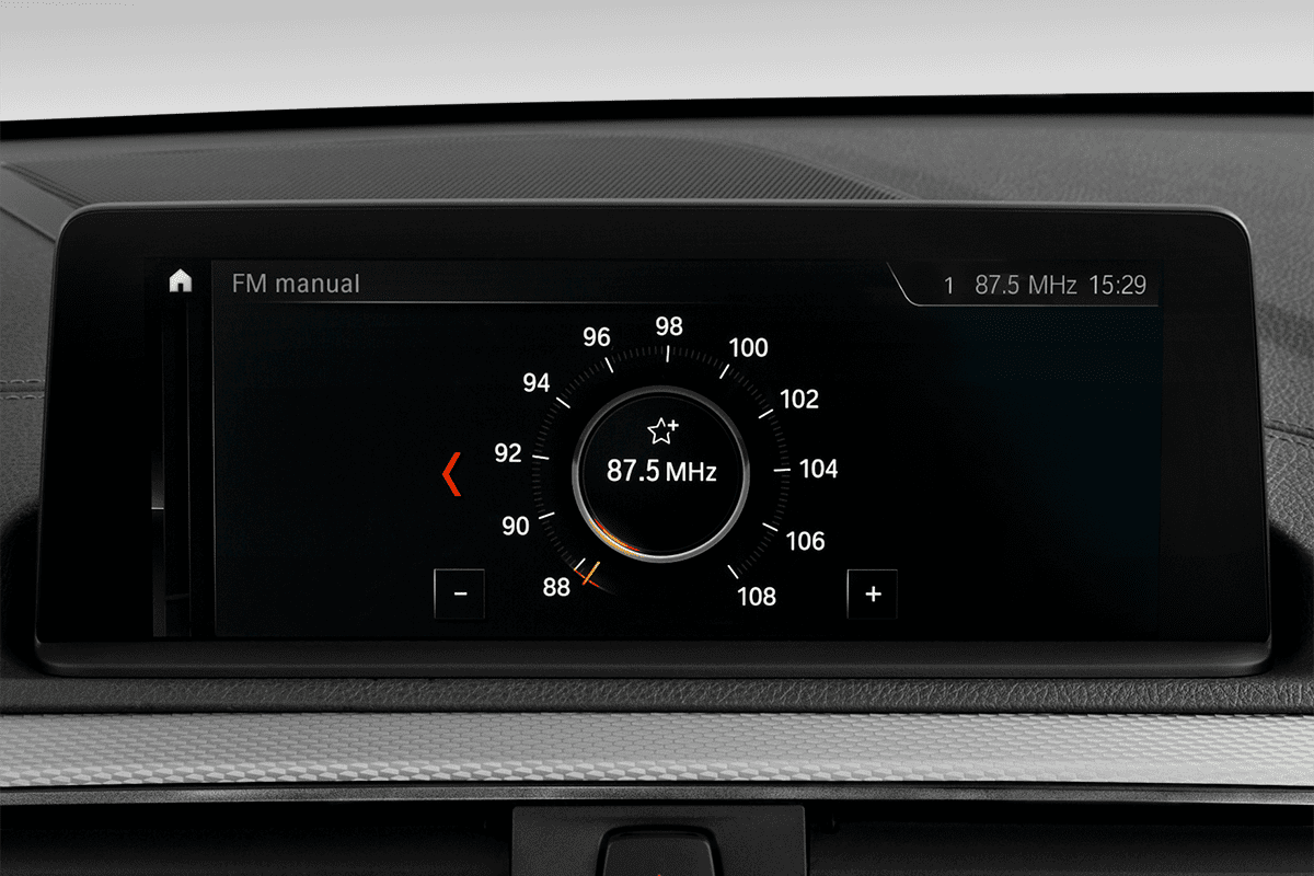 Audiosystem eines BMW 2er Cabrio
