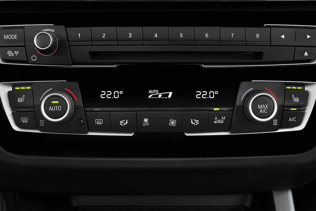 Klimasteuerung eines BMW 2er Cabrio