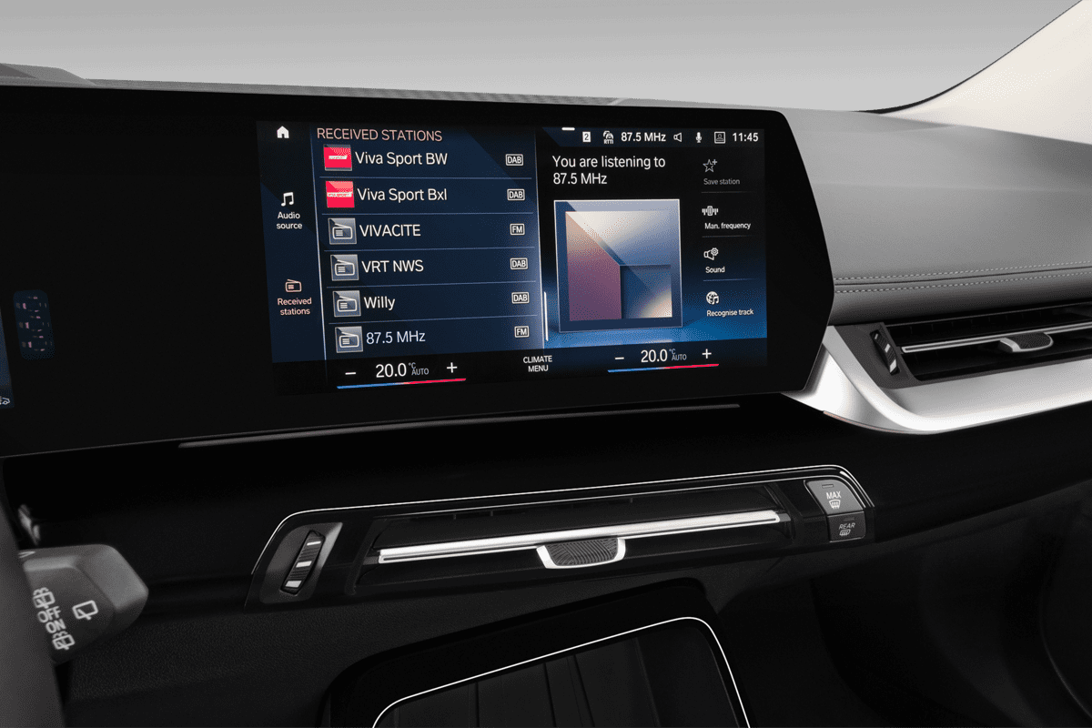 Audiosystem eines BMW 2er Active Tourer Plug-in-Hybrid 