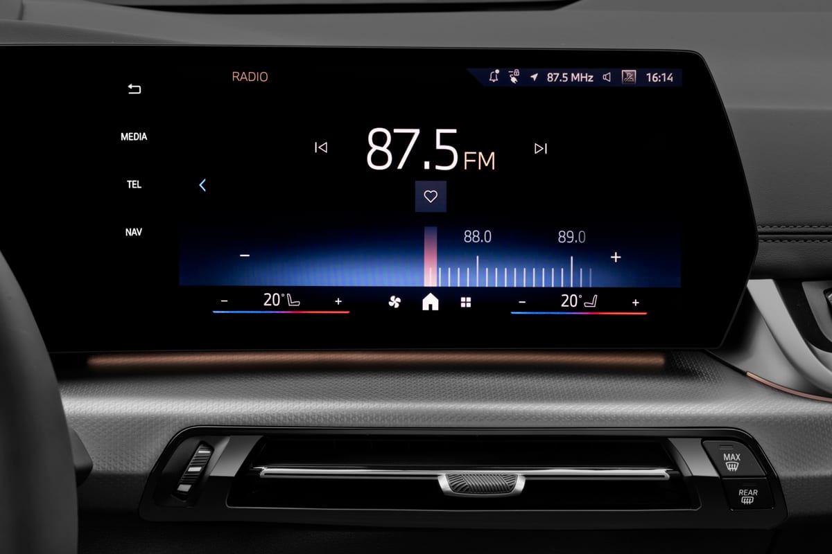 Audiosystem eines BMW 2er Active Tourer Plug-in-Hybrid 