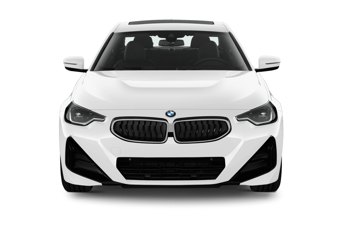 Frontansicht eines BMW 2er Coupé , freigestellt