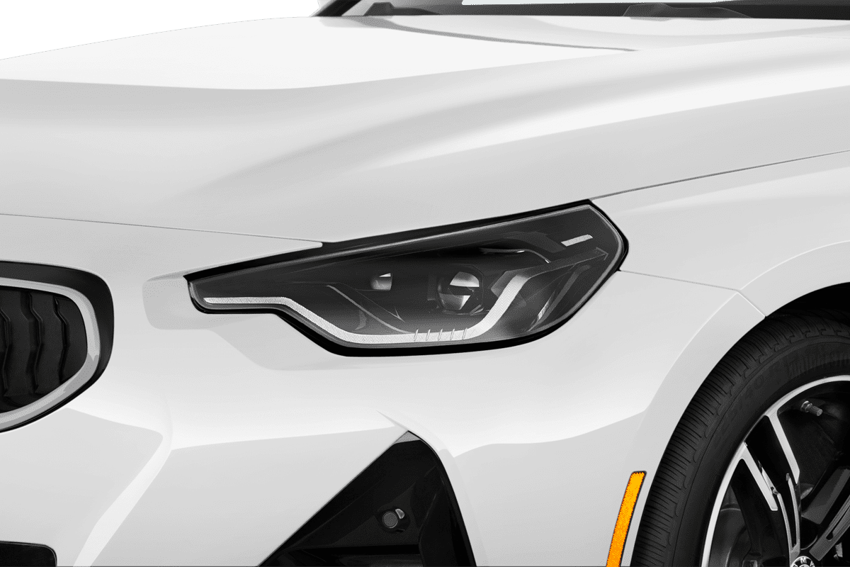 Frontscheinwerfer eines BMW 2er Coupé 