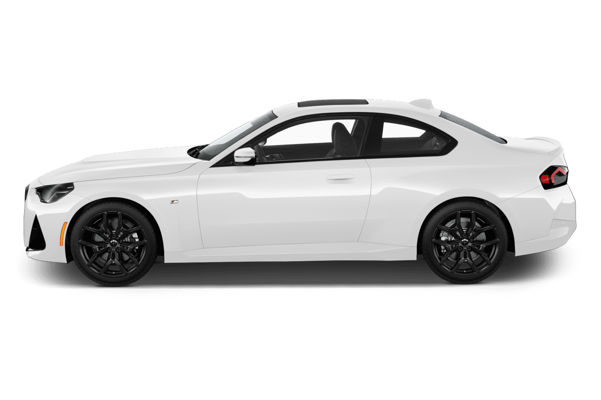 Seitenansicht eines BMW 2er Coupé 