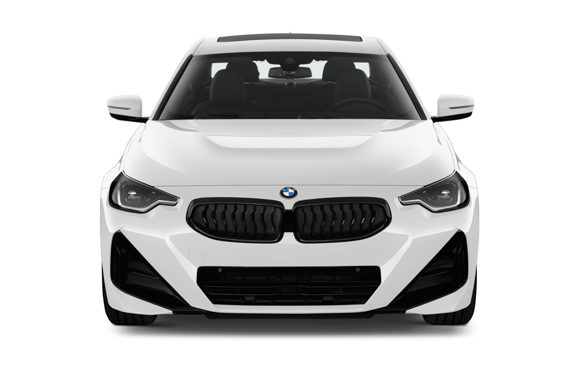 Frontansicht eines BMW 2er Coupé , freigestellt