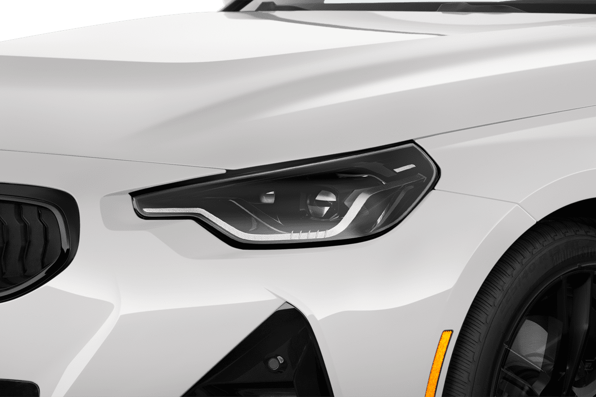 Frontscheinwerfer eines BMW 2er Coupé 