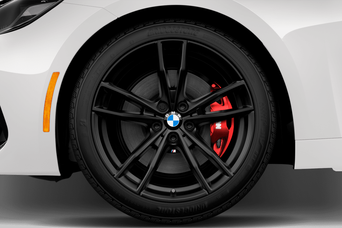 Radkappe oder Felge eines BMW 2er Coupé 