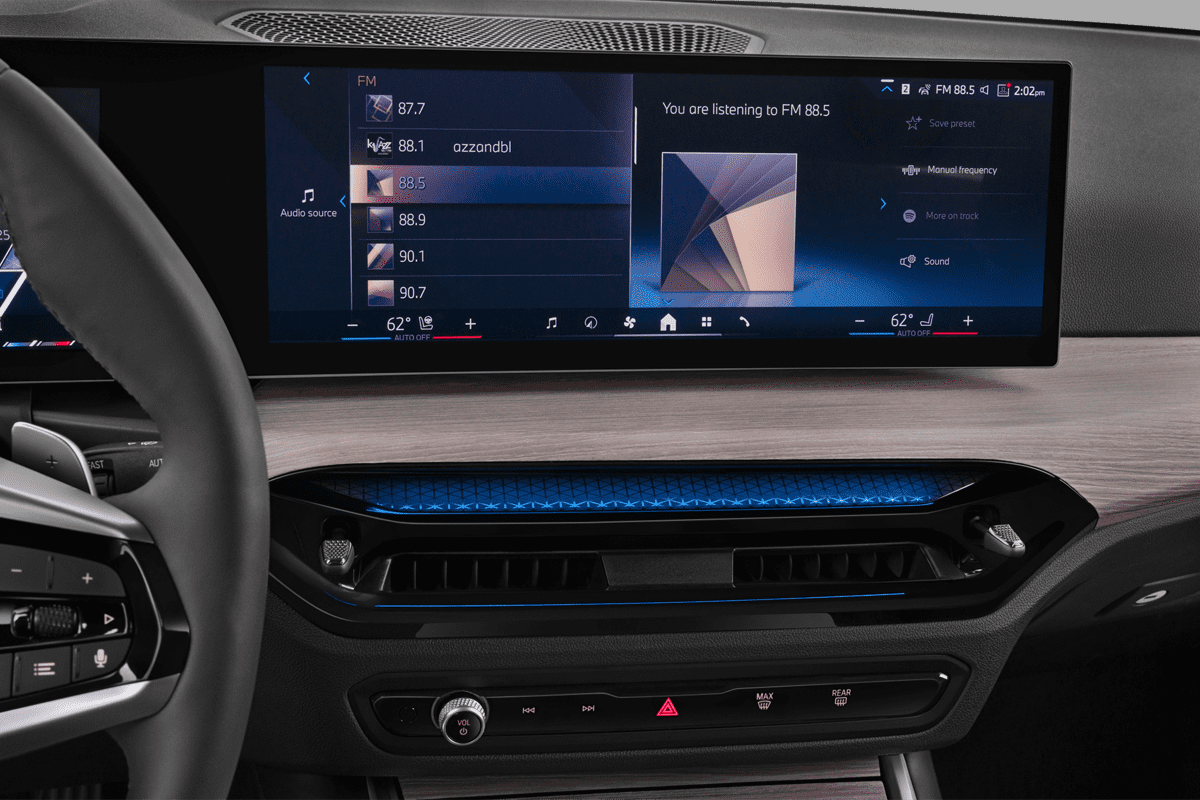 Audiosystem eines BMW 3er Limousine